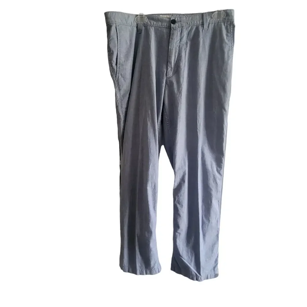 Dockers‎ Pants Mens 34 Blue Straight Fit Chino Casual Levi CA00342